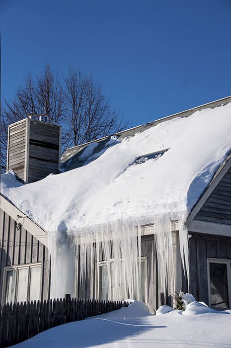 Get those ice dams taken care of this winter.